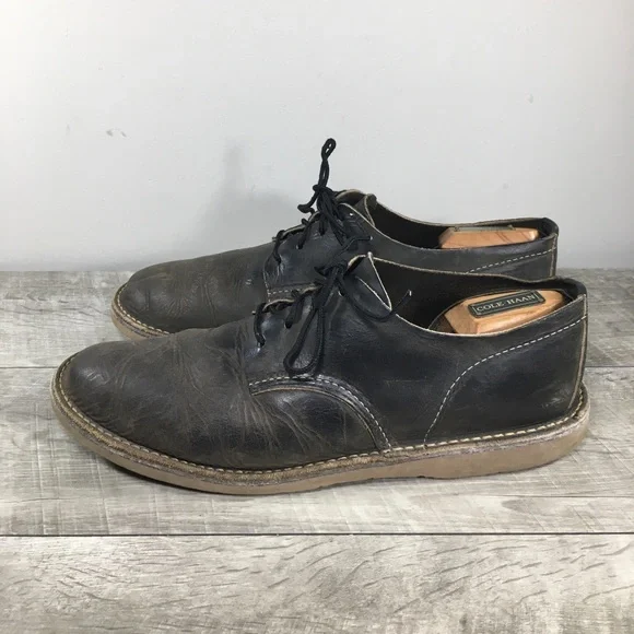 Red Wing Heritage Weekender Shoes 3301 Mens Oxfords Black Leather Size 10.5 D - Picture 5 of 9